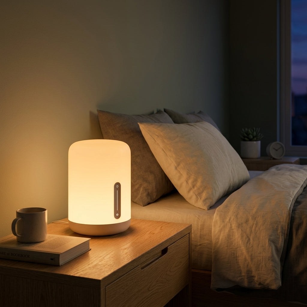 Smart Bedside Lamp – App, Voice & Touch Control | GadgetsForAll