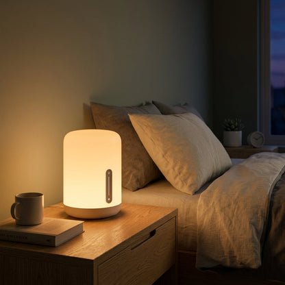 Smart Bedside Lamp – App, Voice & Touch Control | GadgetsForAll