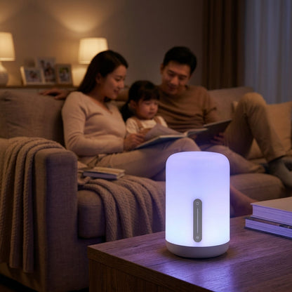 Smart Bedside Lamp – App, Voice & Touch Control | GadgetsForAll