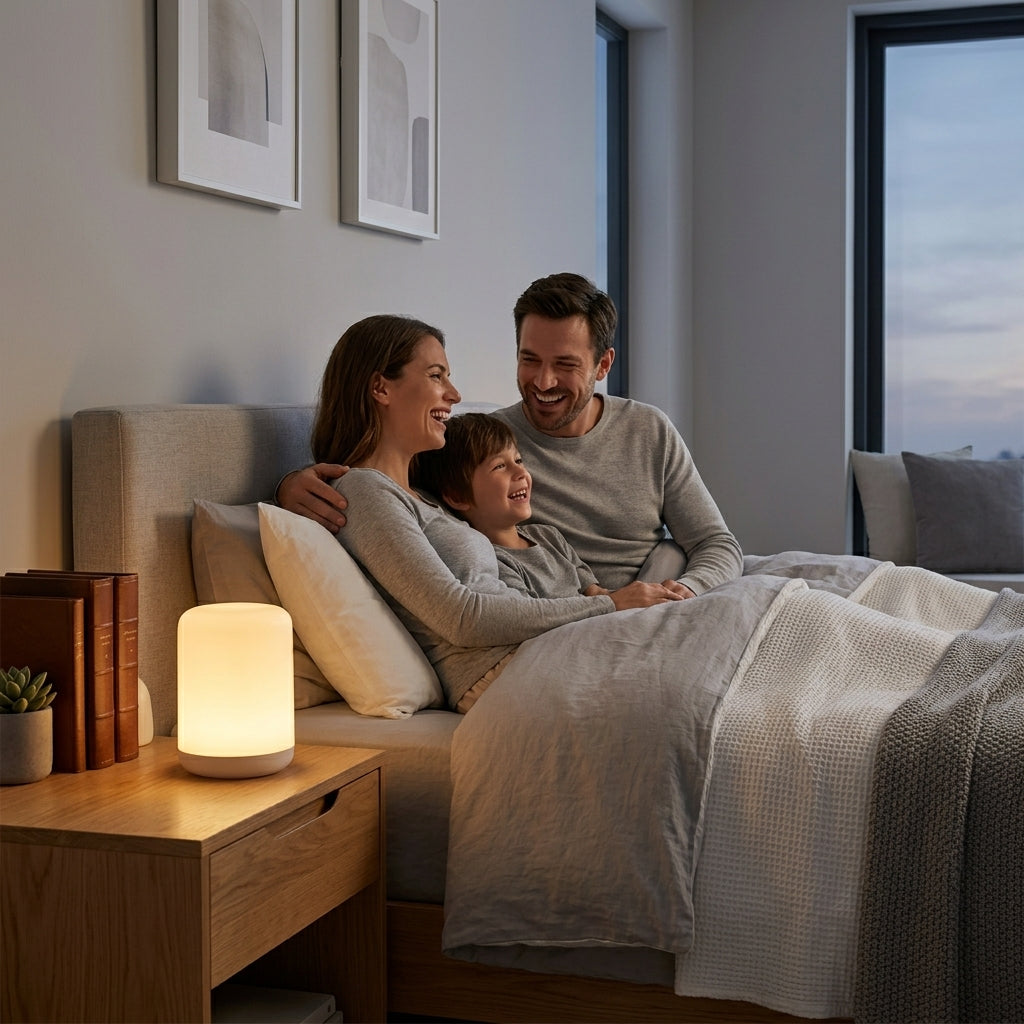Smart Bedside Lamp – App, Voice & Touch Control | GadgetsForAll
