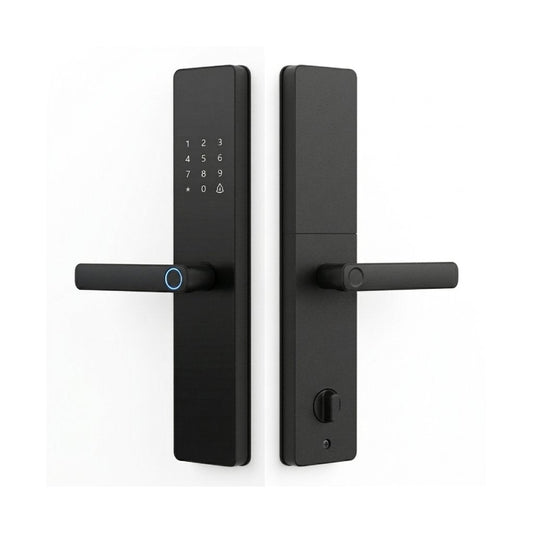 Smart Door Handle Lock – Fingerprint, Keypad & App Control | GadgetsForAll
