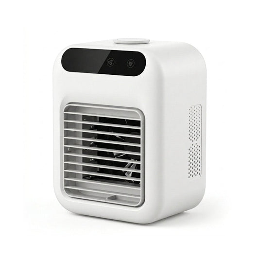 Portable Desktop Air Cooler & Humidifying Spray Fan – Compact Personal Air Comfort | GadgetsForAll