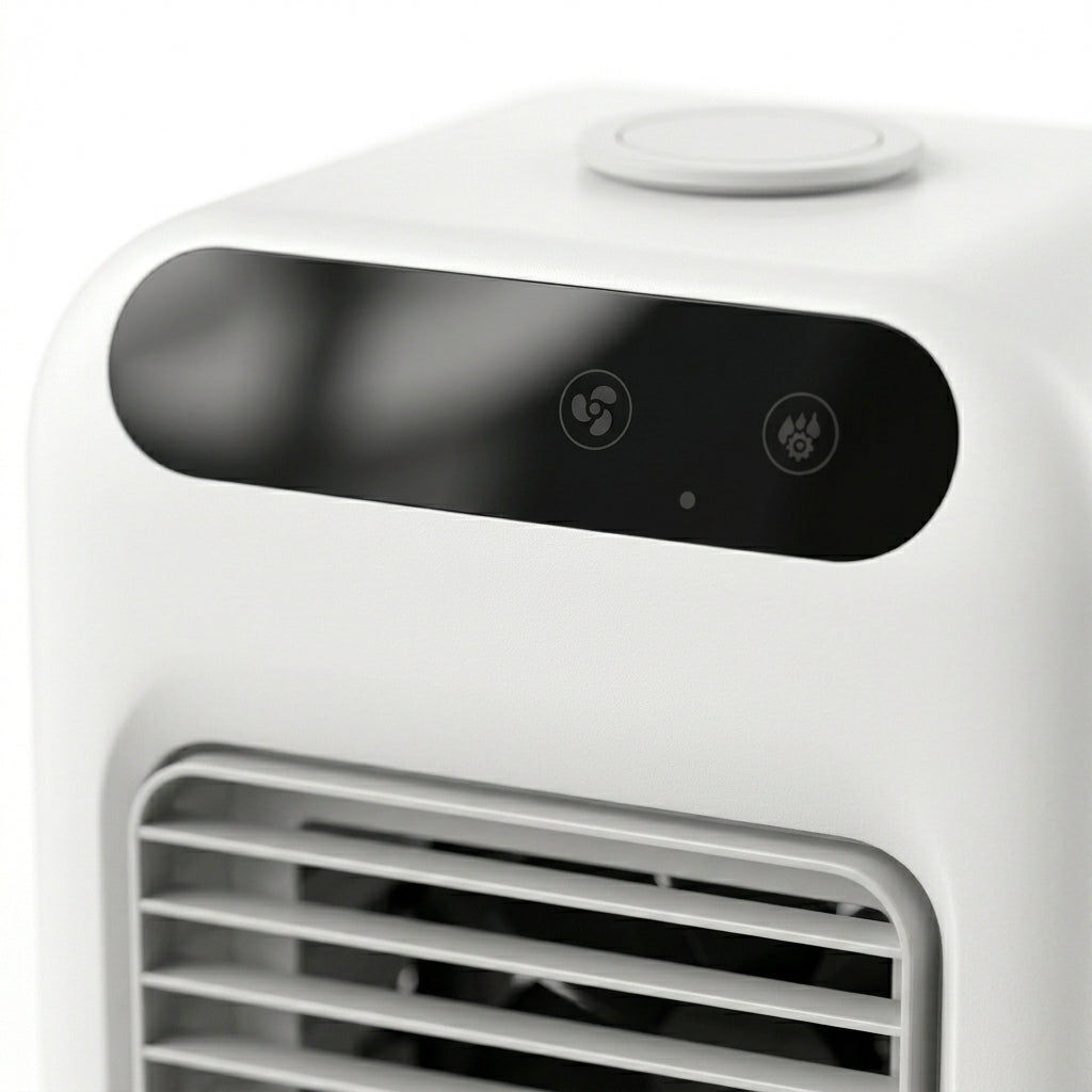 Portable Desktop Air Cooler & Humidifying Spray Fan – Compact Personal Air Comfort | GadgetsForAll